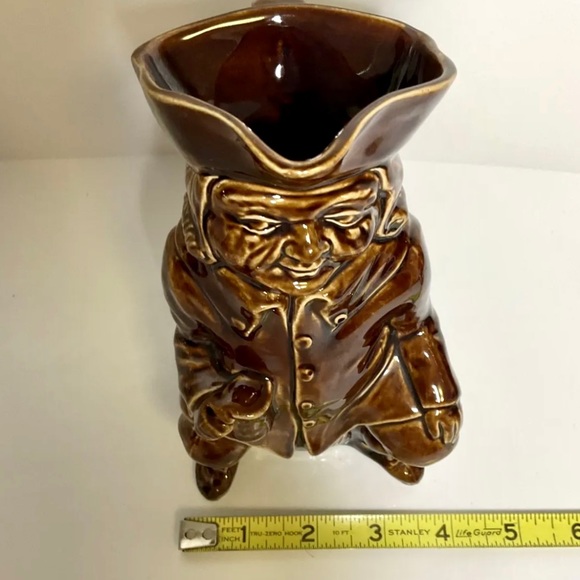 Vintage Pottery Character Toby Jug Mug Brown, England - Picture 10 of 11